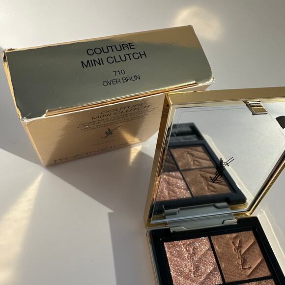 YSL Yves Saint Laurent Couture Mini Clutch Eyeshadow Palette 710 Over Brun NIB - Picture 3 of 12